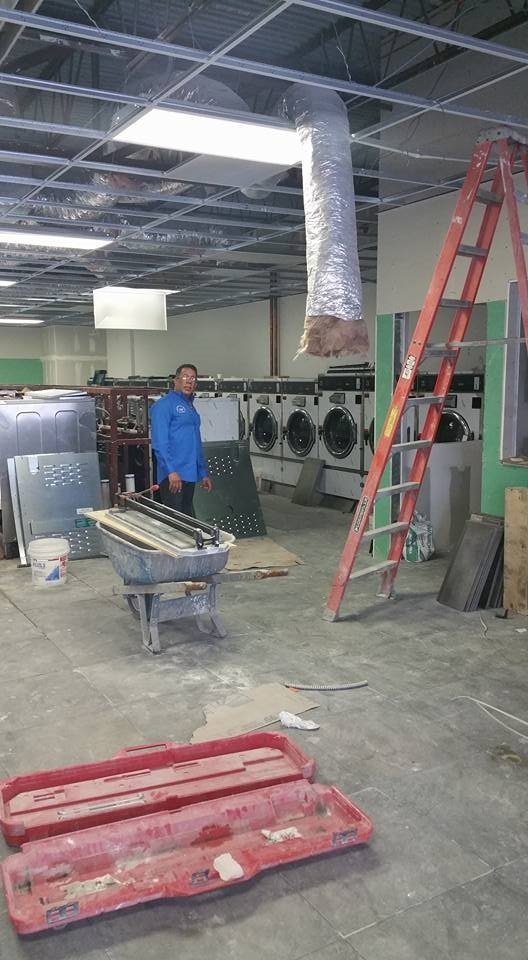 Commercial electrical installation line of equipment