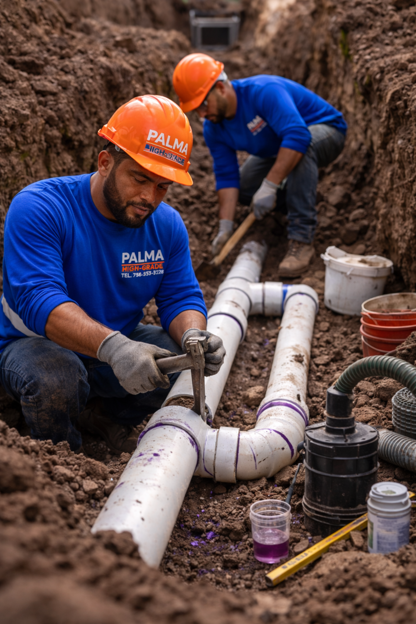 PALMA HIGHGRADE plumbing crew